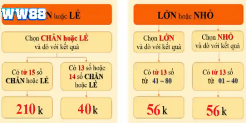 Cách chơi Keno chẵn lẻ